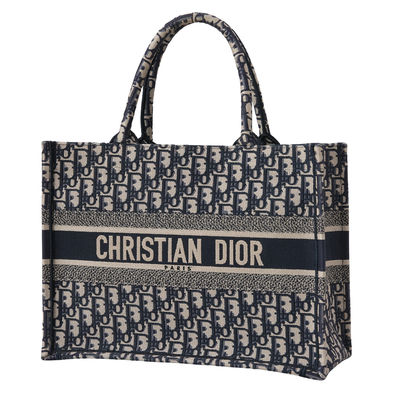 CHRISTIAN DIOR(USED)디올 오블리크 북토트 미듐